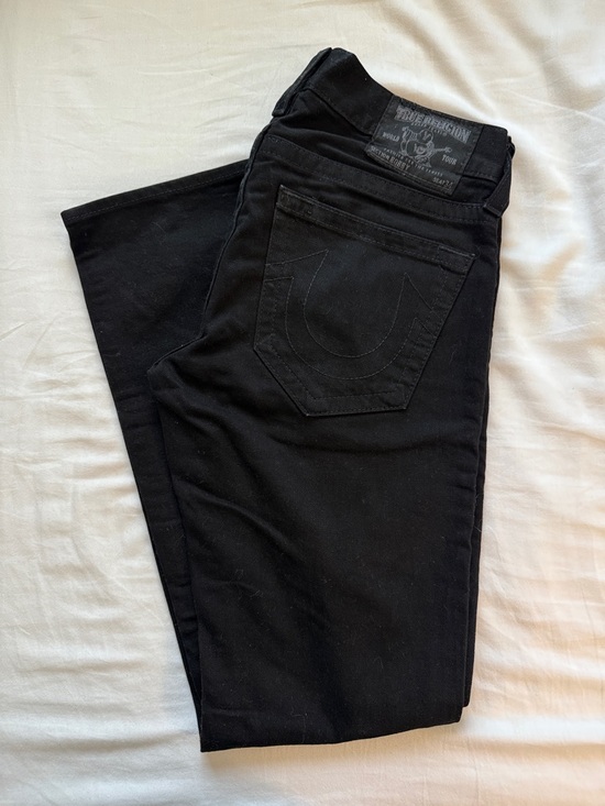 True Religion Men's Black Jeans